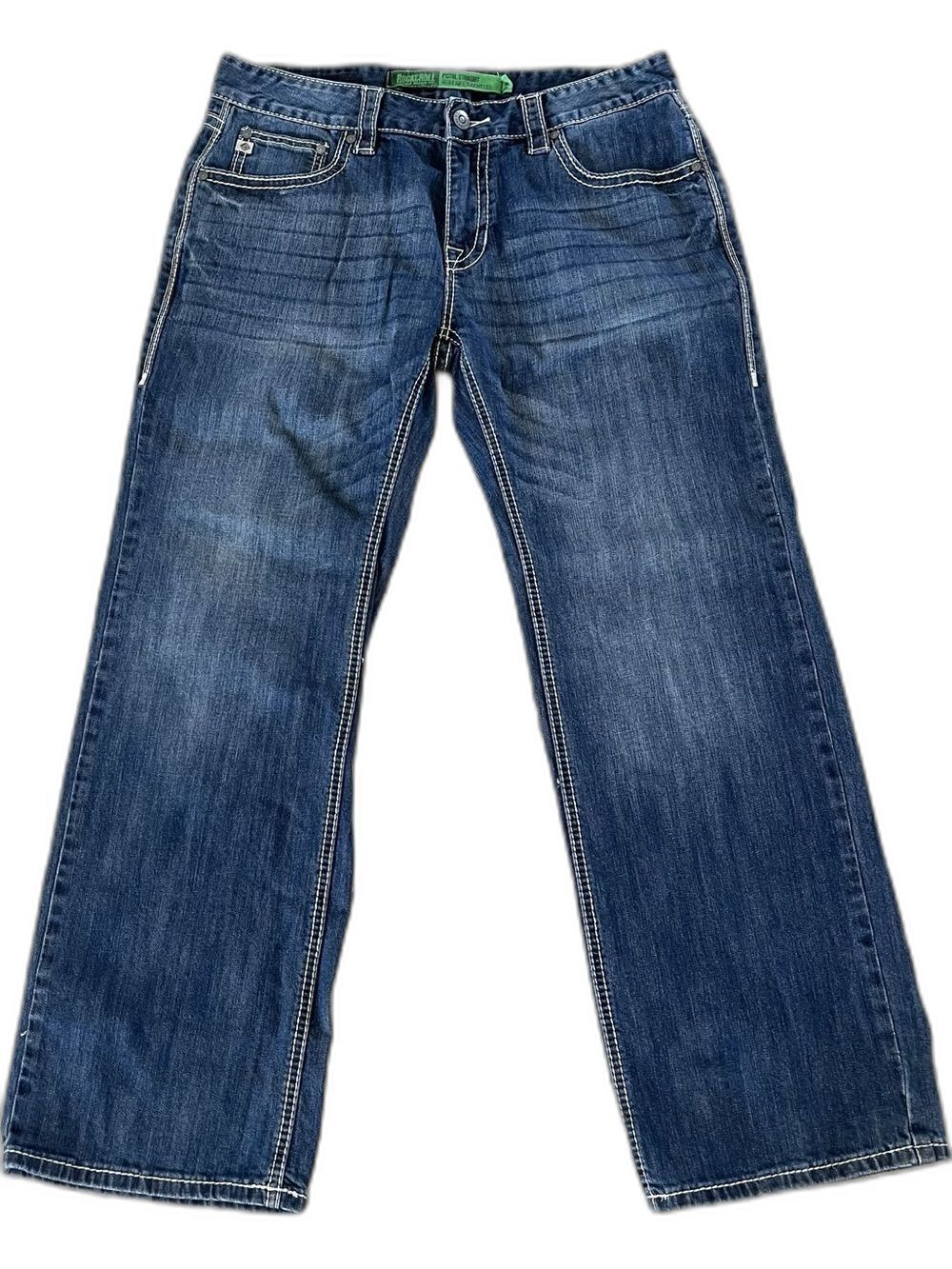 Rock & Roll Denim cowboy, straight-leg western jeans from the popular western